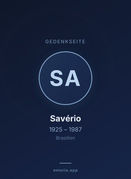 Gedenkportrait von Savério