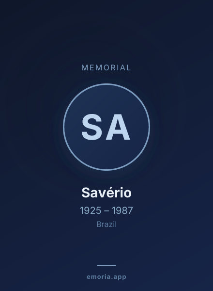 Memorial portrait of Savério