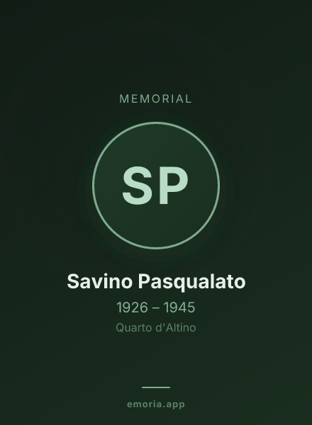 Memorial portrait of Savino Pasqualato