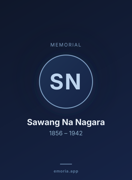 Memorial portrait of Sawang Na Nagara