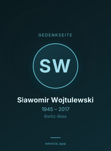 Gedenkportrait von Sławomir Wojtulewski