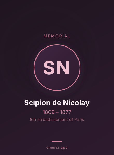 Memorial portrait of Scipion de Nicolay