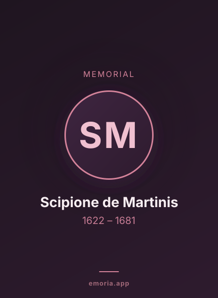 Memorial portrait of Scipione de Martinis