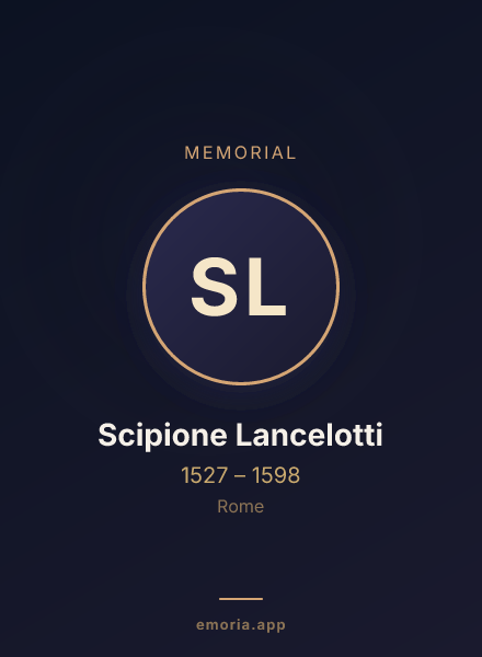 Memorial portrait of Scipione Lancelotti
