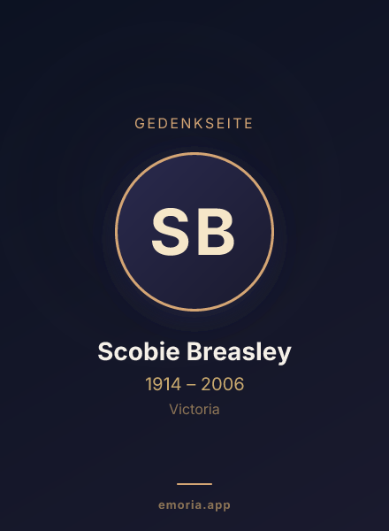 Gedenkportrait von Scobie Breasley