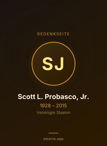 Gedenkportrait von Scott L. Probasco, Jr.