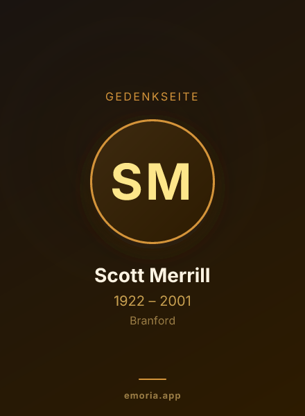 Gedenkportrait von Scott Merrill