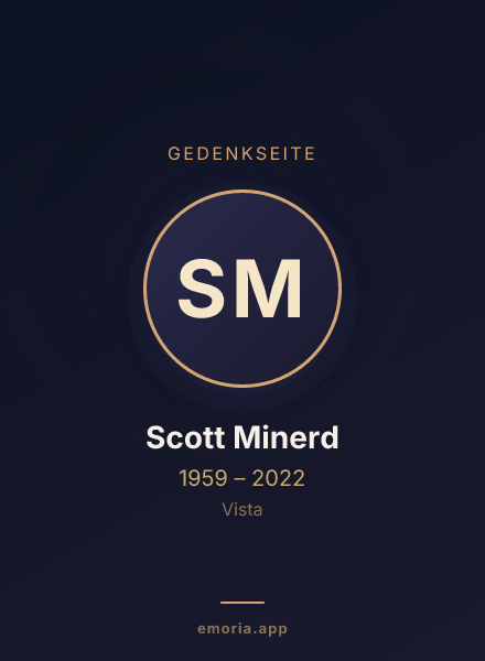 Gedenkportrait von Scott Minerd
