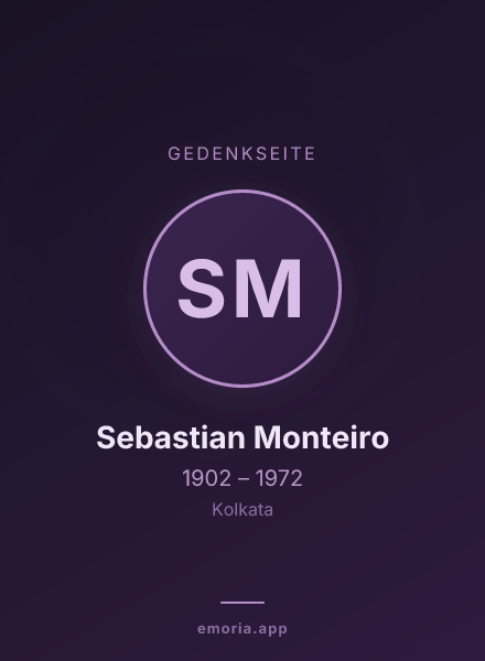 Gedenkportrait von Sebastian Monteiro