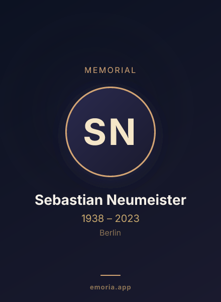 Memorial portrait of Sebastian Neumeister
