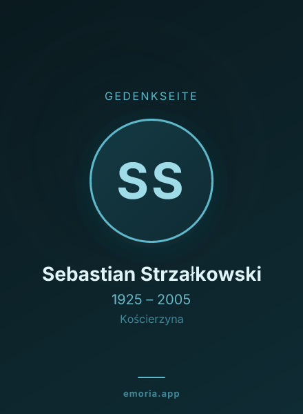 Gedenkportrait von Sebastian Strzałkowski