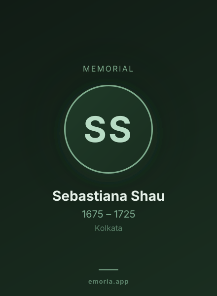 Memorial portrait of Sebastiana Shau