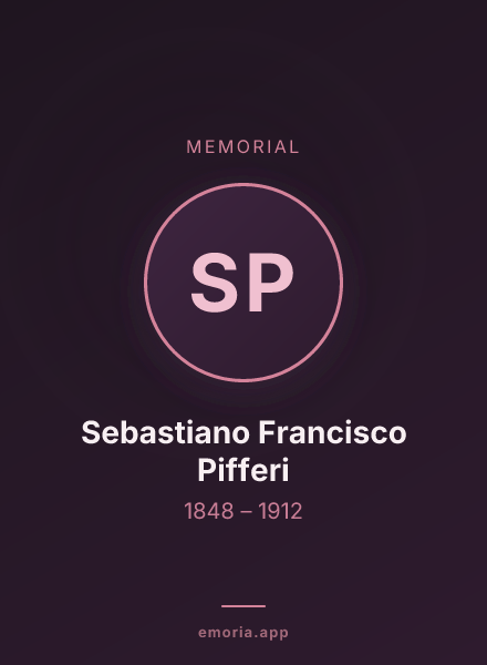 Memorial portrait of Sebastiano Francisco Pifferi