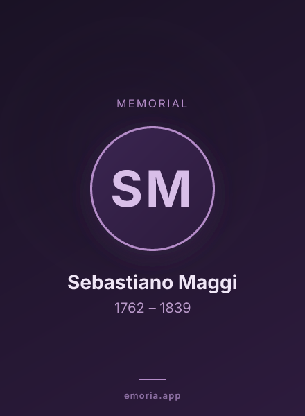 Memorial portrait of Sebastiano Maggi