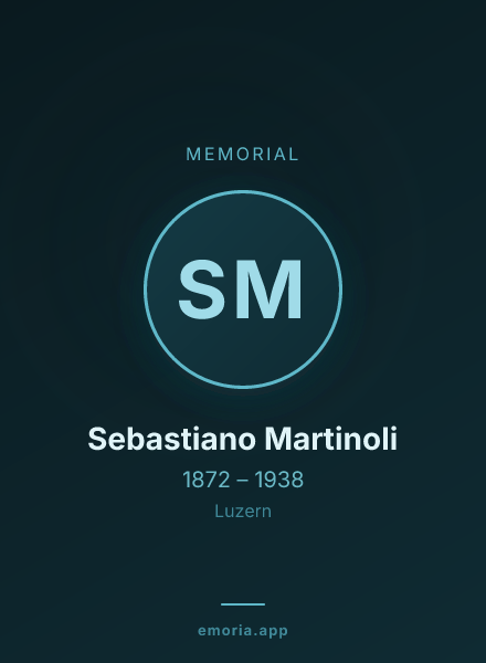 Memorial portrait of Sebastiano Martinoli