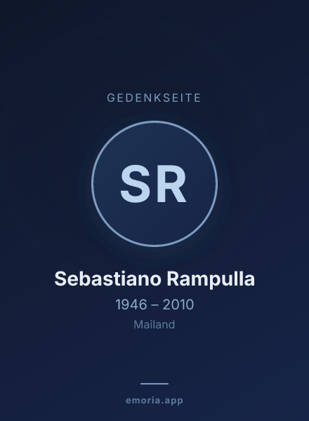 Gedenkportrait von Sebastiano Rampulla