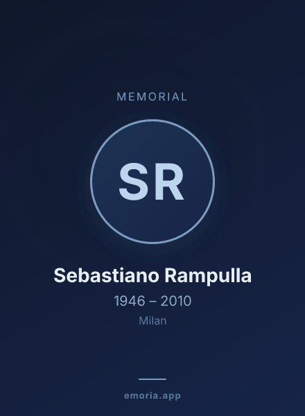 Memorial portrait of Sebastiano Rampulla