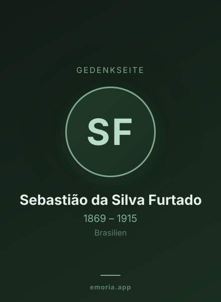 Gedenkportrait von Sebastião da Silva Furtado