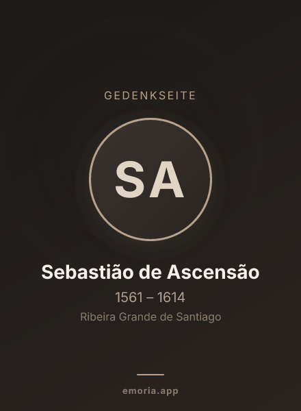 Gedenkportrait von Sebastião de Ascensão