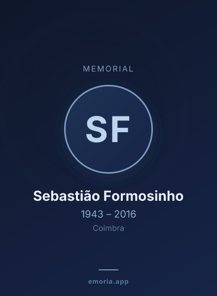 Memorial portrait of Sebastião Formosinho
