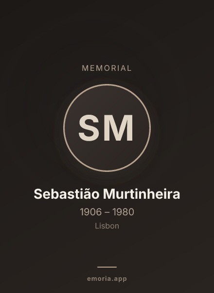 Memorial portrait of Sebastião Murtinheira