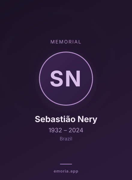 Memorial portrait of Sebastião Nery