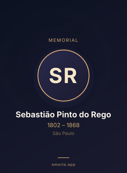Memorial portrait of Sebastião Pinto do Rego