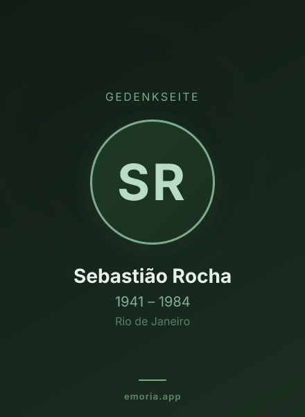 Gedenkportrait von Sebastião Rocha