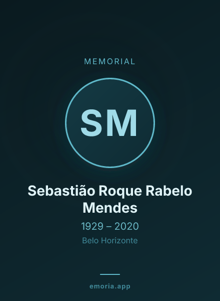 Memorial portrait of Sebastião Roque Rabelo Mendes