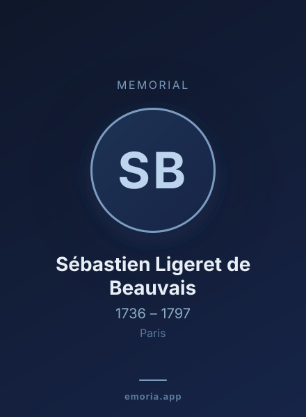 Memorial portrait of Sébastien Ligeret de Beauvais