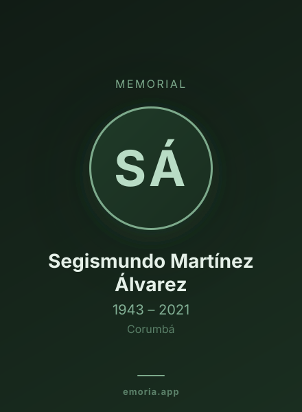 Memorial portrait of Segismundo Martínez Álvarez