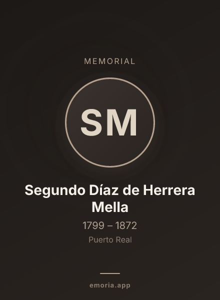 Memorial portrait of Segundo Díaz de Herrera Mella
