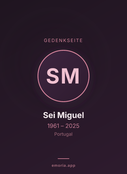 Gedenkportrait von Sei Miguel