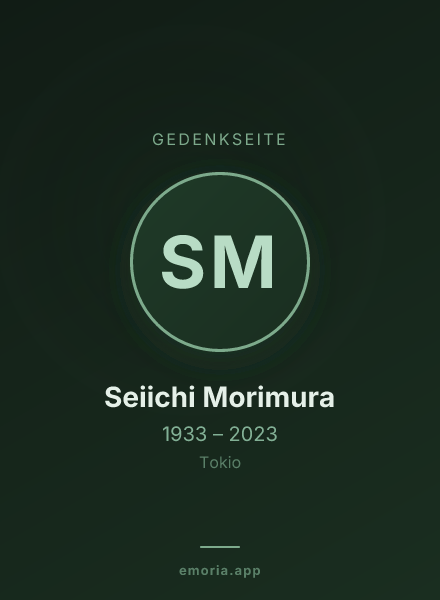 Gedenkportrait von Seiichi Morimura