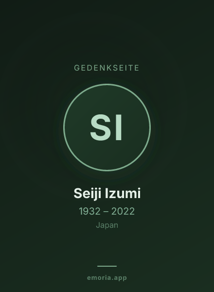 Gedenkportrait von Seiji Izumi