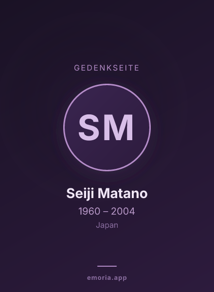 Gedenkportrait von Seiji Matano