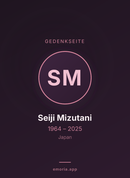 Gedenkportrait von Seiji Mizutani