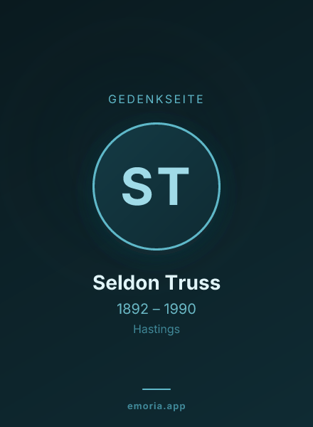 Gedenkportrait von Seldon Truss