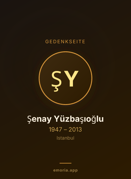Gedenkportrait von Şenay Yüzbaşıoğlu