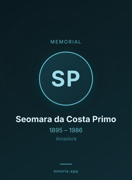 Memorial portrait of Seomara da Costa Primo