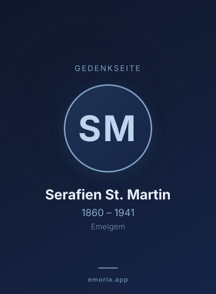 Gedenkportrait von Serafien St. Martin