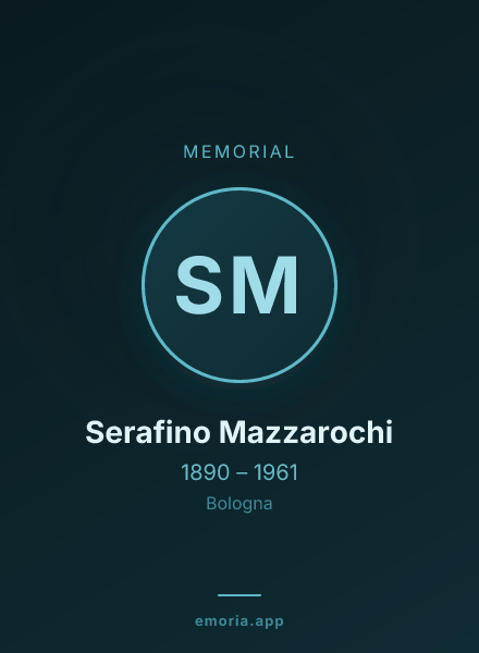 Memorial portrait of Serafino Mazzarochi