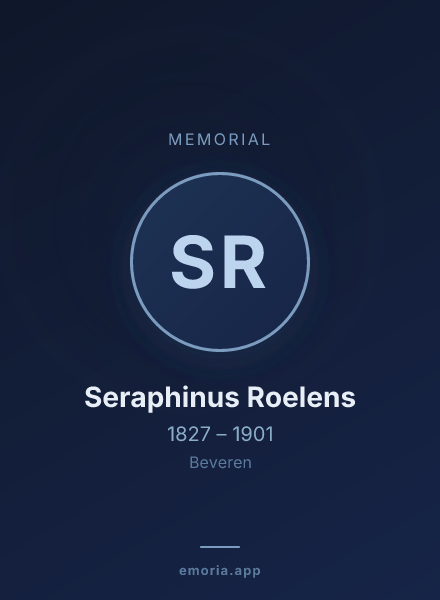 Memorial portrait of Seraphinus Roelens
