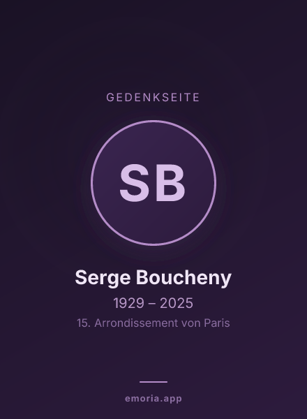 Gedenkportrait von Serge Boucheny