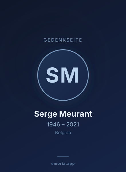 Gedenkportrait von Serge Meurant