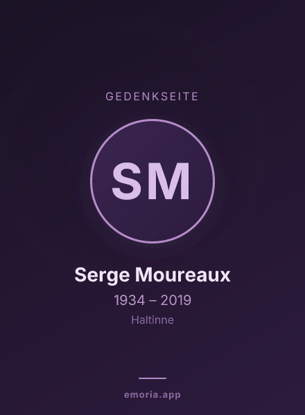 Gedenkportrait von Serge Moureaux