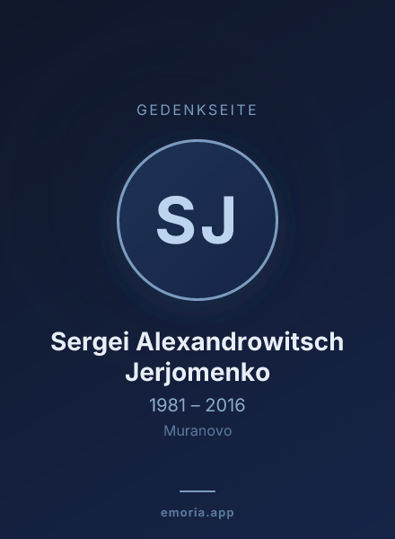 Gedenkportrait von Sergei Alexandrowitsch Jerjomenko
