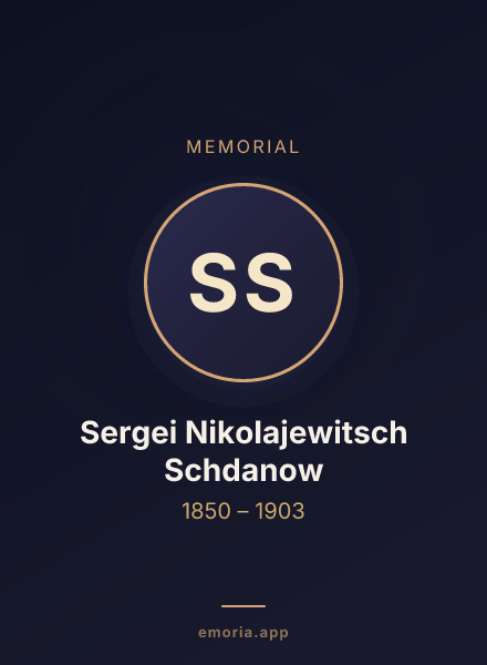 Memorial portrait of Sergei Nikolajewitsch Schdanow