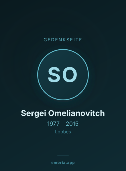 Gedenkportrait von Sergei Omelianovitch