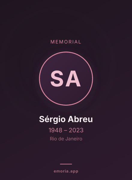 Memorial portrait of Sérgio Abreu